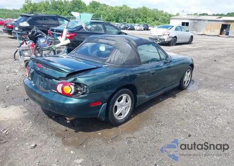1999 Mazda Mx-5 Miata Leather Pkg/Popular Equipment Pkg/Sports Pkg/Touring/Touring Pkg from USA, damaged, VIN JM1NB3537X0123440